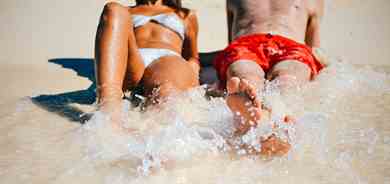 Gioco sulla spiaggia - In trincea
