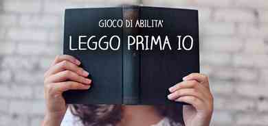 Giochi per ragazzi al chiuso di abilità - Leggo prima io