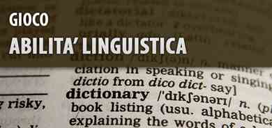 Gioco per adulti di abilità linguistica