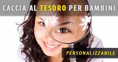 Caccia al tesoro in casa per bambini personalizzabile
