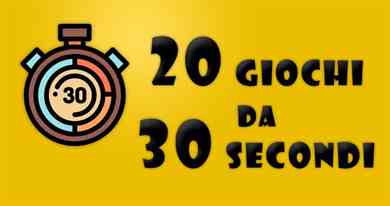 20 mini-giochi impossibili da fare in 30 secondi