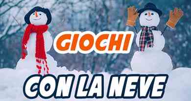 Giochi con la neve