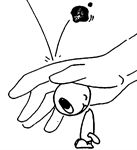 Clip art religiose - La tua mano mi protegge